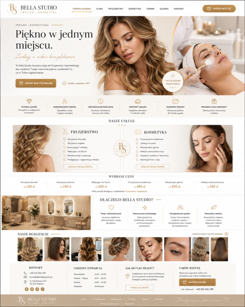 Przykładowy projekt strony internetowej