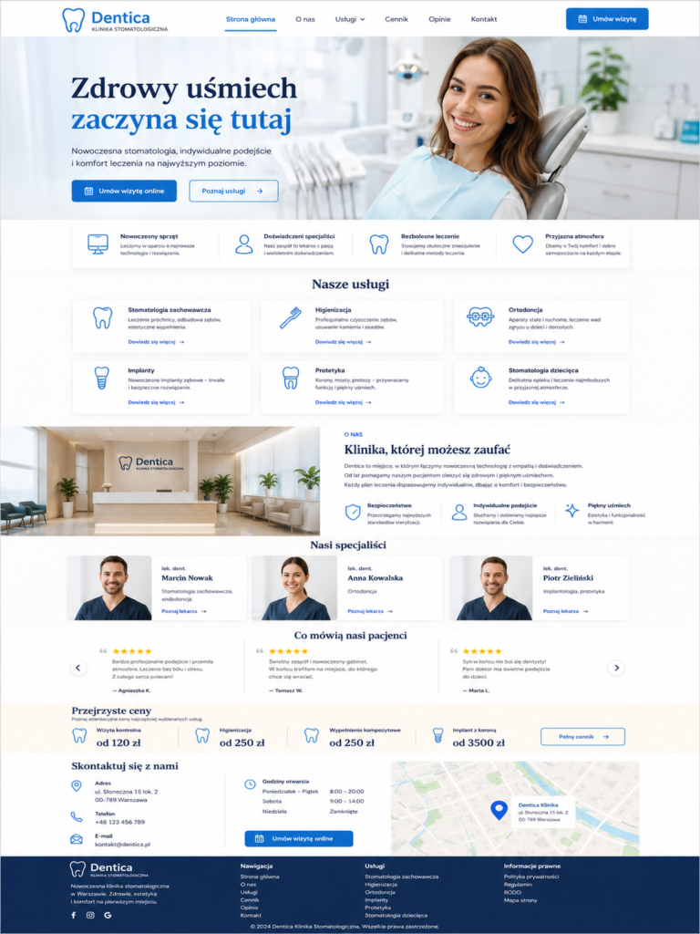 Przykładowy projekt strony internetowej